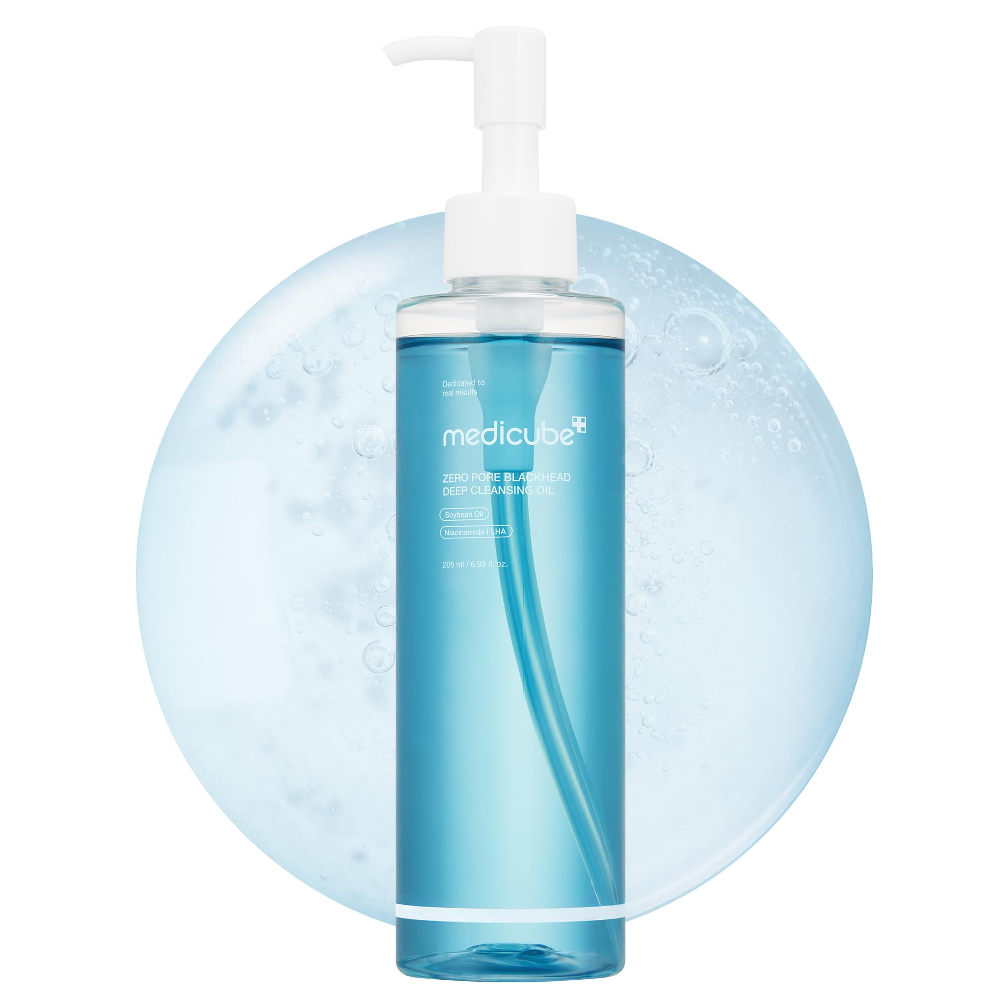 Medicube Zero Pore Blackhead Deep Cleansing Oil | Makeup Remover for all skin types Daily Moisture Facial Cleanser Low-Irritation | Korean Skin Care (205ml / 6.93 fl.oz)
