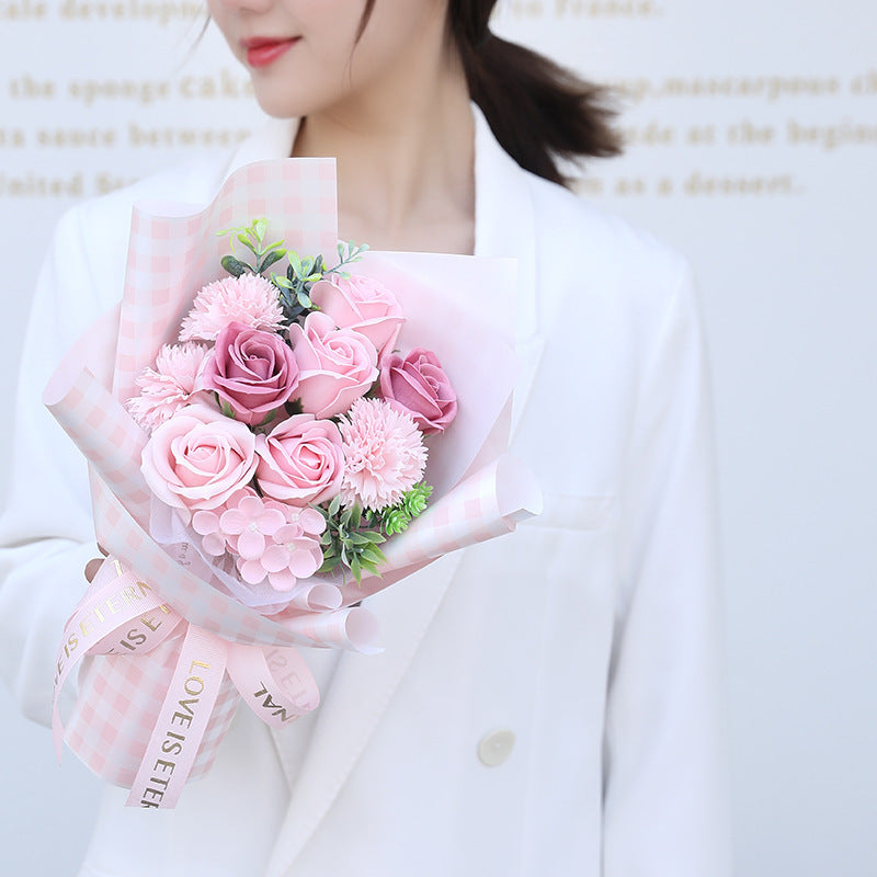 A Work of Art Stunning Rose Soap Flower Gift for Mother's Day