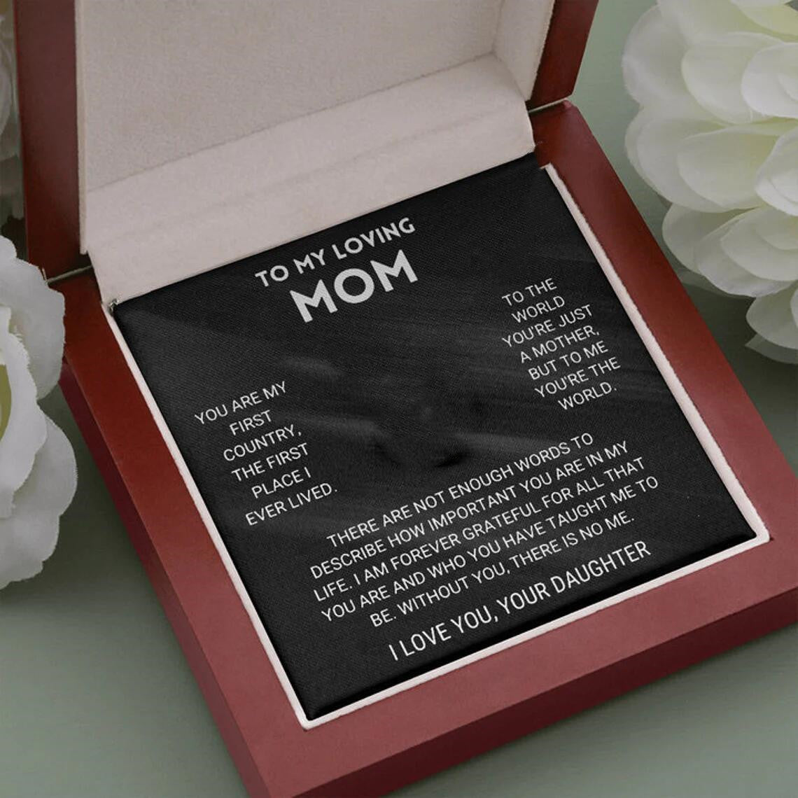 To My Heart Necklace Gift Box