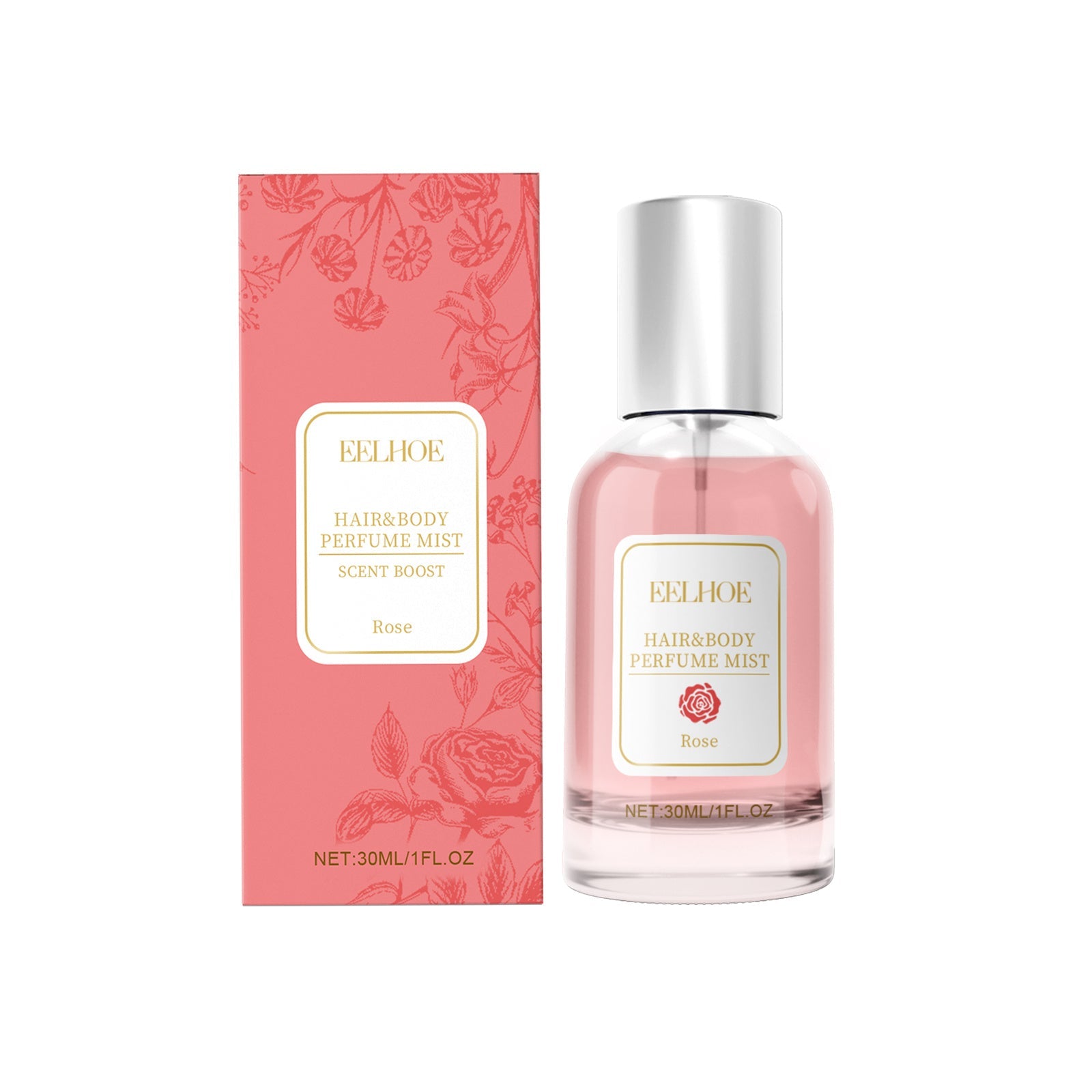 EELHOE 玫瑰身體香水噴霧 清新優雅 芬芳迷人 香水噴霧