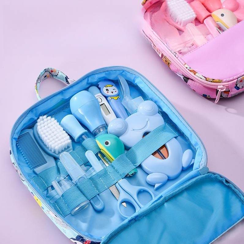 13 PCS Baby Care Set with Nail Clipper and Toothbrush