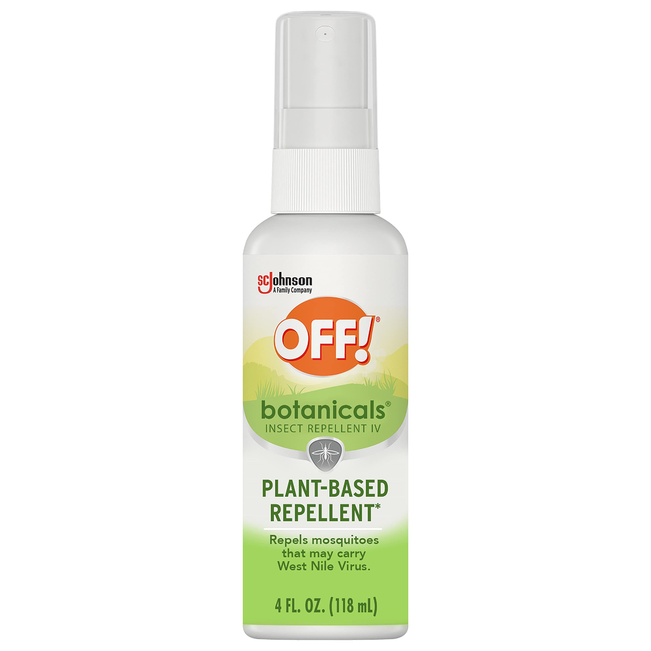OFF! Botanicals Insect Repellent Plant-Based Bug Spray & Mosquito Repellent 4 Oz