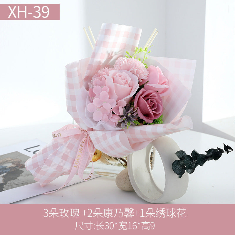 A Work of Art Stunning Rose Soap Flower Gift for Mother's Day