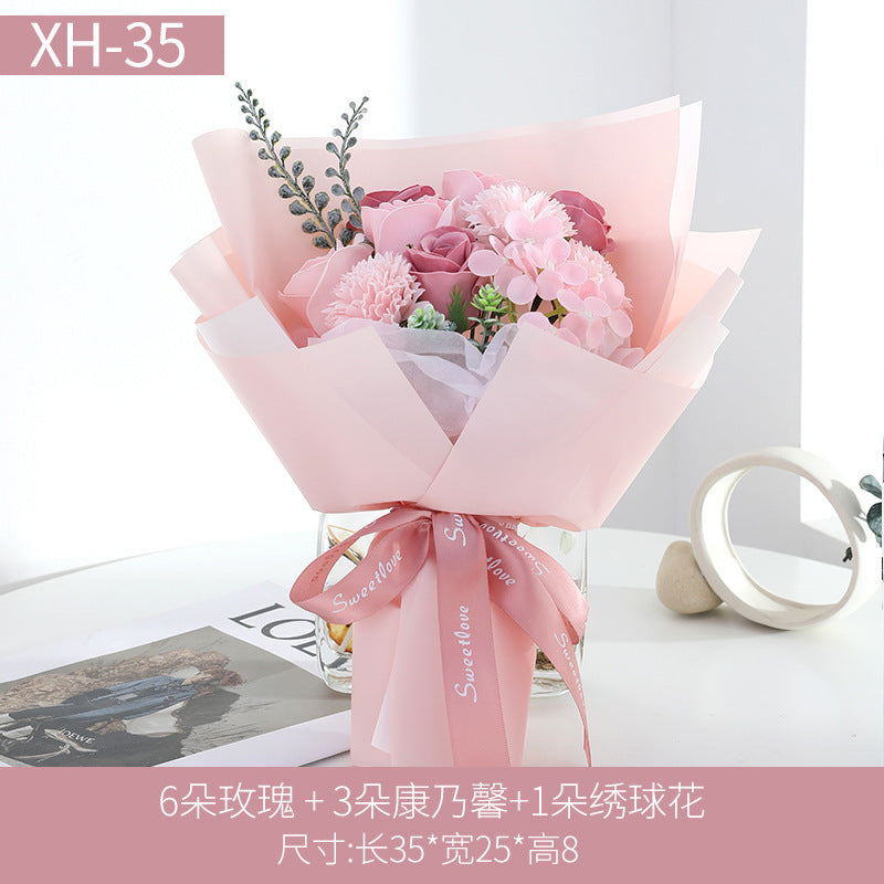 A Work of Art Stunning Rose Soap Flower Gift for Mother's Day