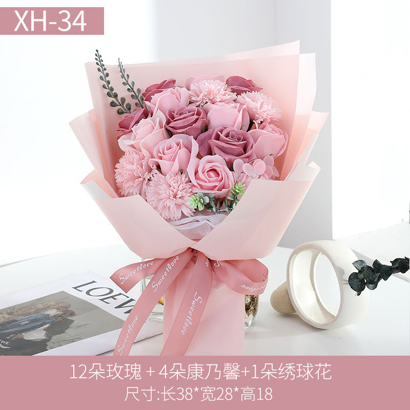 A Work of Art Stunning Rose Soap Flower Gift for Mother's Day