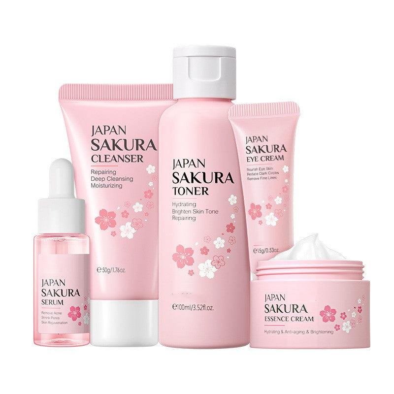 Hydrating Face Cream 5-Piece Skincare Set