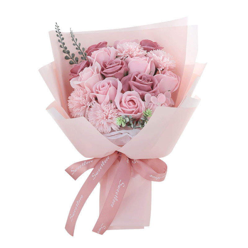 A Work of Art Stunning Rose Soap Flower Gift for Mother's Day
