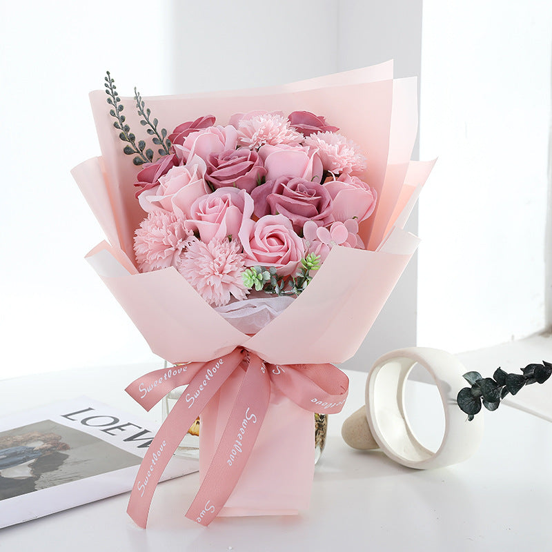 A Work of Art Stunning Rose Soap Flower Gift for Mother's Day