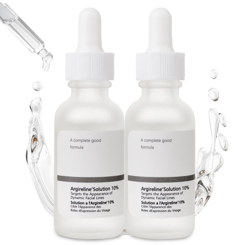 Argireline Serum With Hyaluronic Acid For Fine Lines Anti Aging Argireline Solution 10 Percent For Dark Spot 2 PCS Anti Wrinkles Multi Peptide Serum For Face Eye Neck.